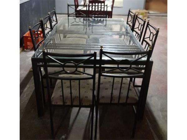 ~/upload/Lots/51563/AdditionalPhotos/lvnale2x4of7g/Lot 063 10x seater Steel and Glass Dining Set (2)_t600x450.jpg